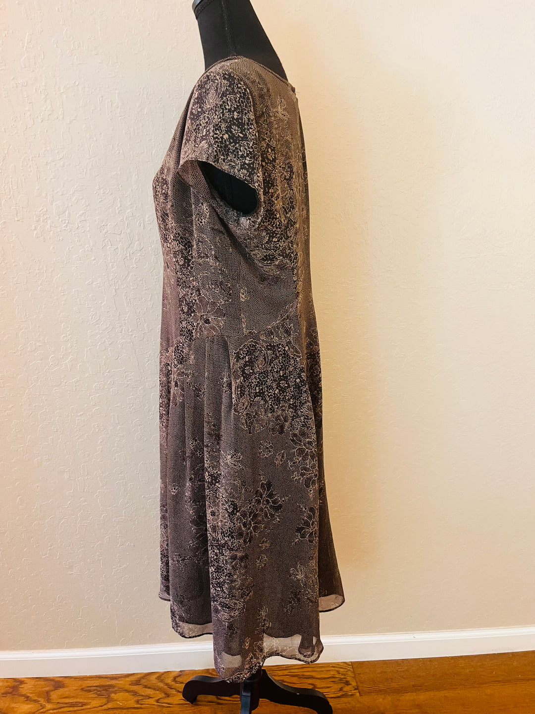 Coldwater Creek Women’s Flowy Dress Relaxed Fit Boho Casual Midi Dress