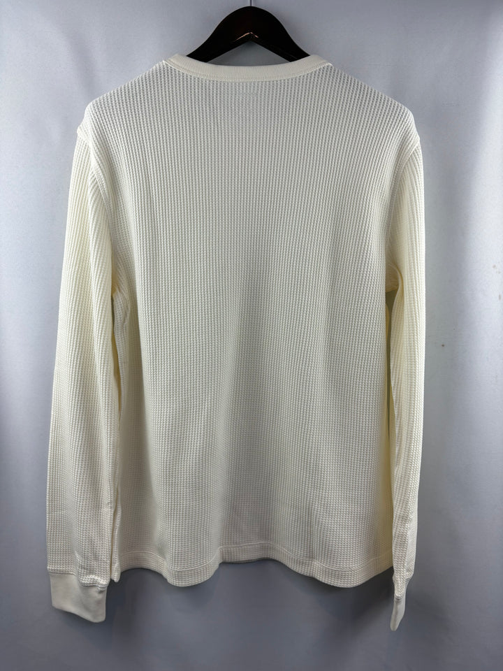 Men’s Sonoma Large Cream Long Sleeve Shirt
