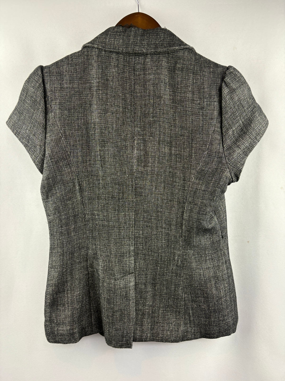 Women’s Classiques Entier Small Gray Short Sleeve Blazer