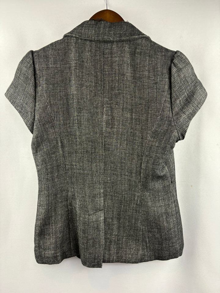 Women’s Classiques Entier Small Gray Short Sleeve Blazer