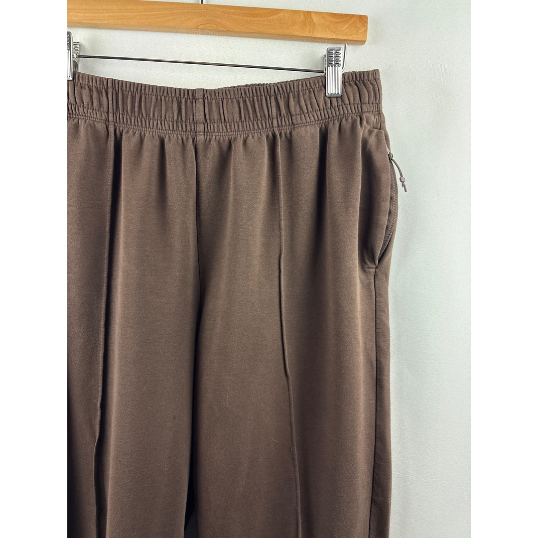 Women’s Old Navy Large Brown Joggers w/ Zip Pockets
