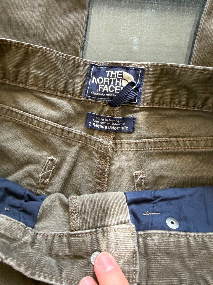 The North Face Women’s Size 2 Corduroy Low Rise Bootcut Pants Y2K