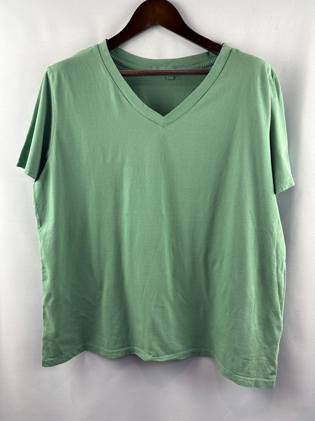 Women’s Fresh Produce Size 2X Sage Green T-Shirt