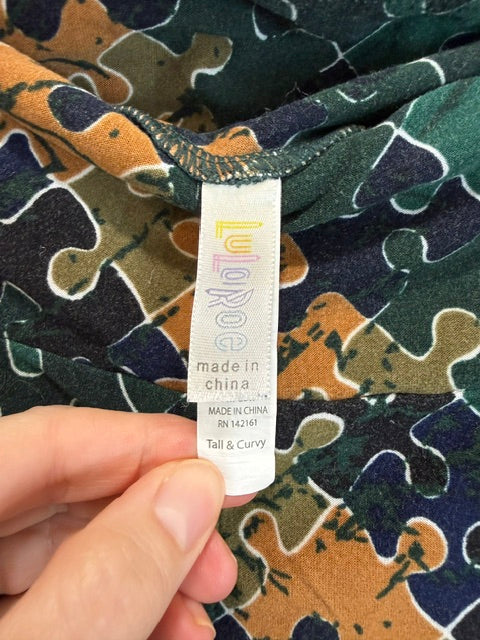 Lularoe Bundle (3) Tall &amp; Curvy Leggings – Mixed Prints SzXLTall &amp; Curvy(12–14)