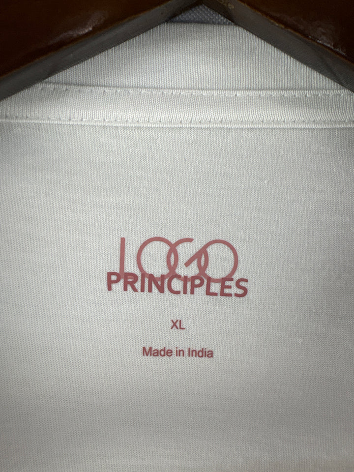 Women’s LOGO Principles XL White Short Sleeve Shirt