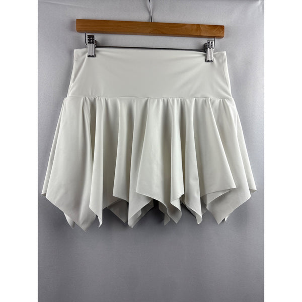 Women’s Halara Large White Ruffled Skort