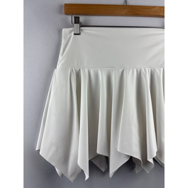 Women’s Halara Large White Ruffled Skort