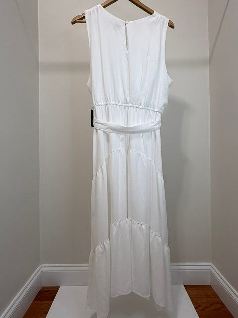 Simply Vera Vera Wang Tiered Maxi Dress White NWT SzXL