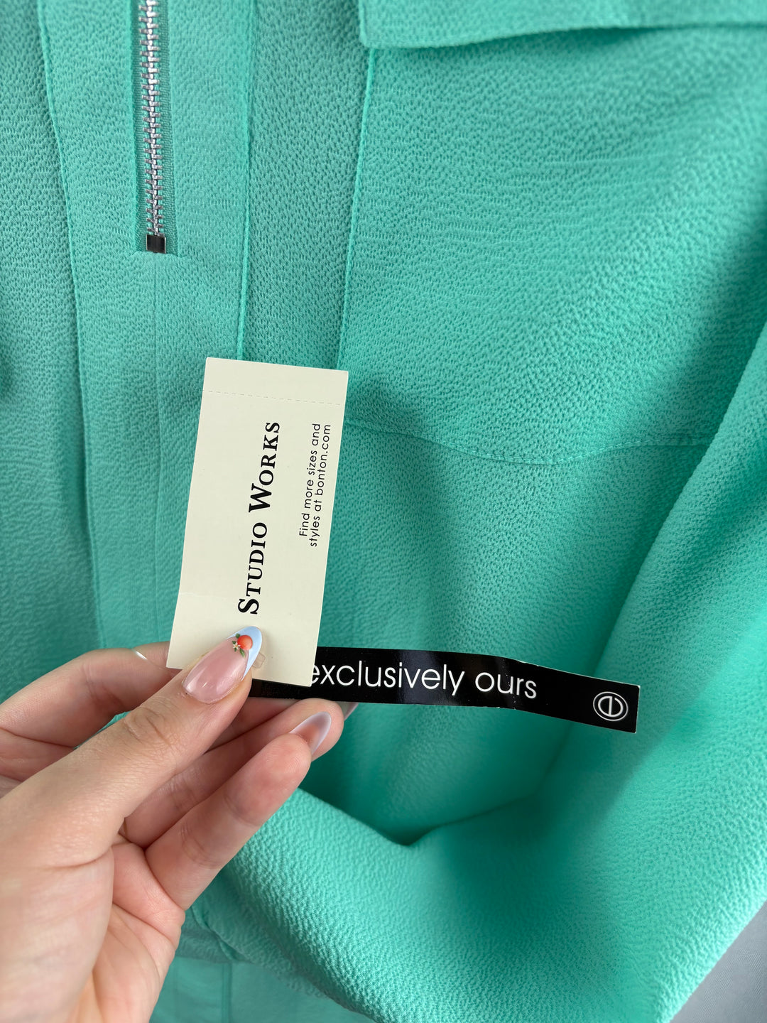 Women’s Studio Works Small Tiffany Blue Blouse
