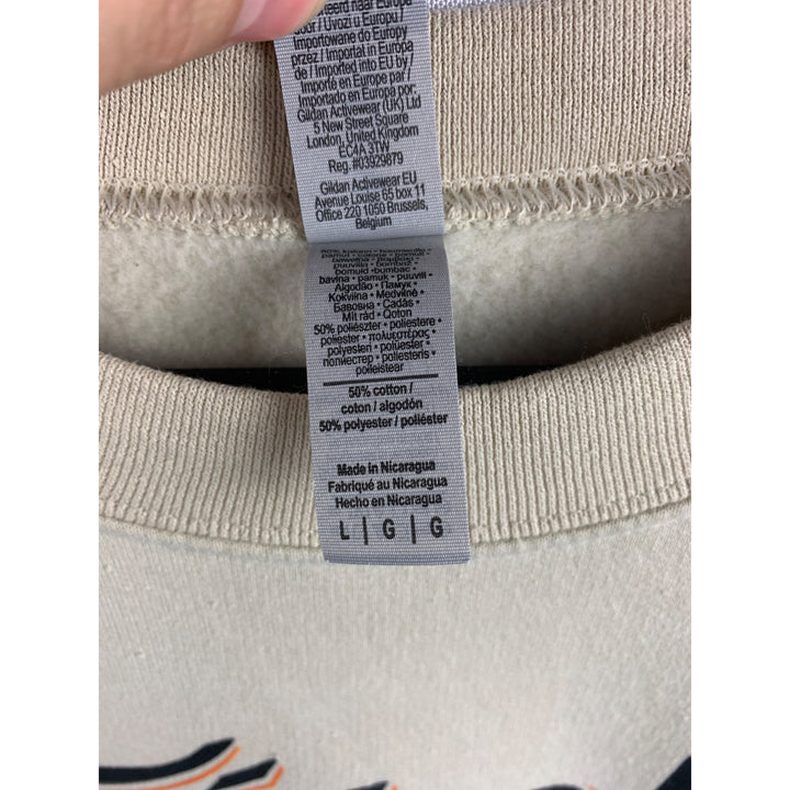 Women’s Gildan Beige Tito’s Graphic Design Sweater Size L