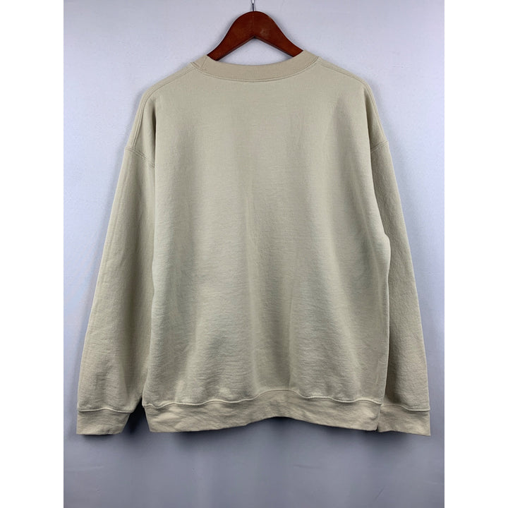 Women’s Gildan Beige Tito’s Graphic Design Sweater Size L