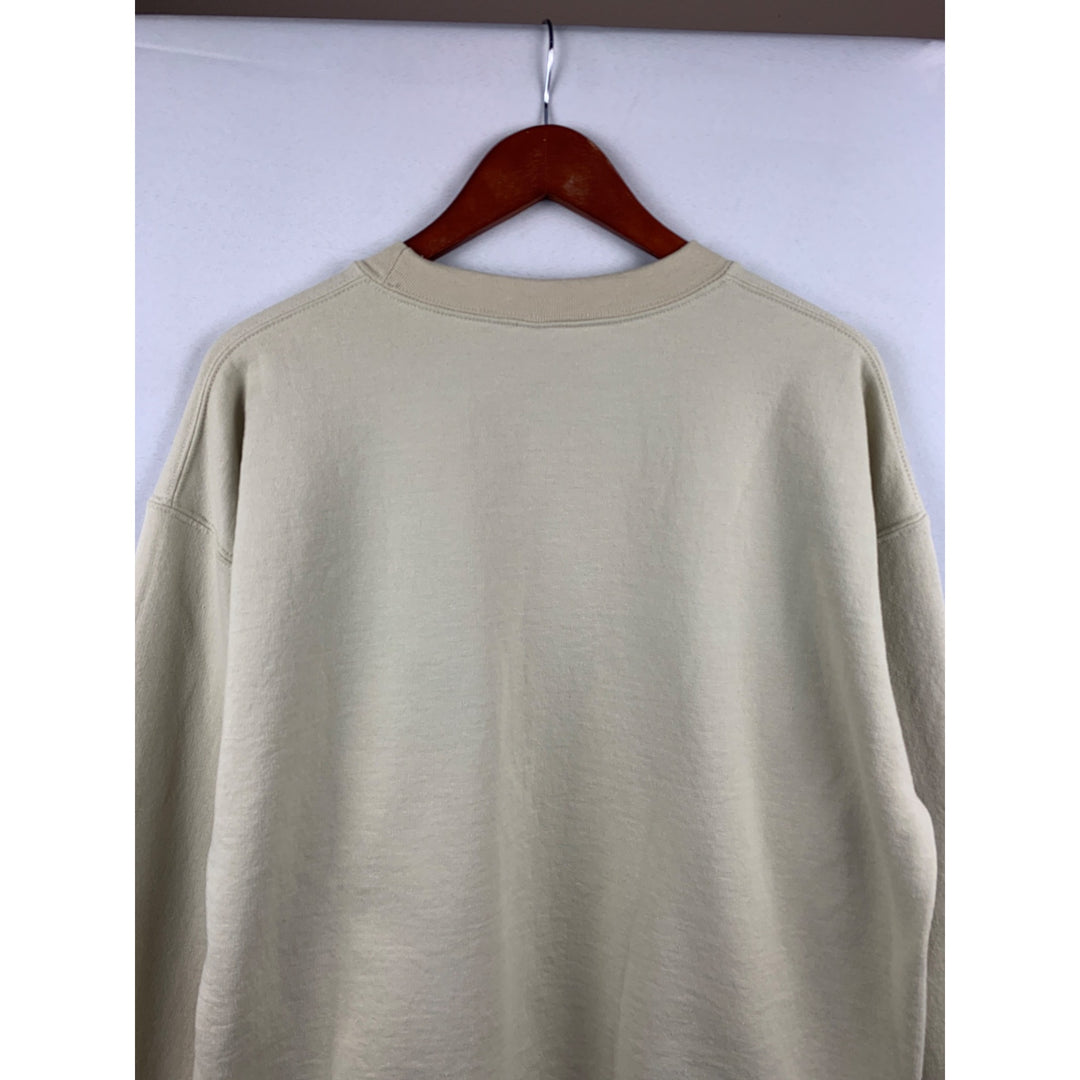 Women’s Gildan Beige Tito’s Graphic Design Sweater Size L