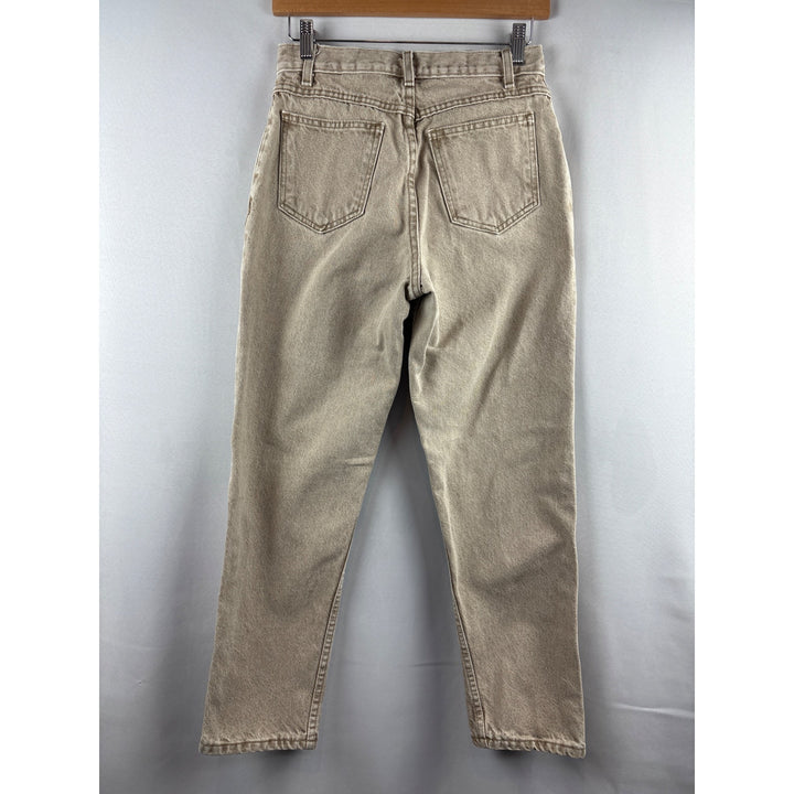 Crossroads Petite 8PR Light Beige High-Waisted Jeans 100% Cotton Made In Mexico & USA