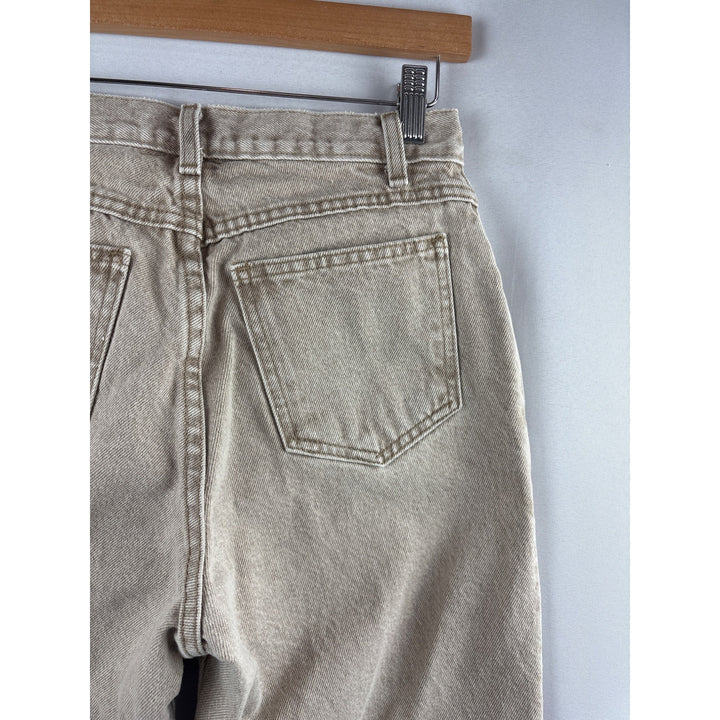 Crossroads Petite 8PR Light Beige High-Waisted Jeans 100% Cotton Made In Mexico & USA