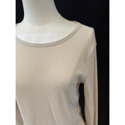 Old Navy Womens Ribbed Long Sleeve Top