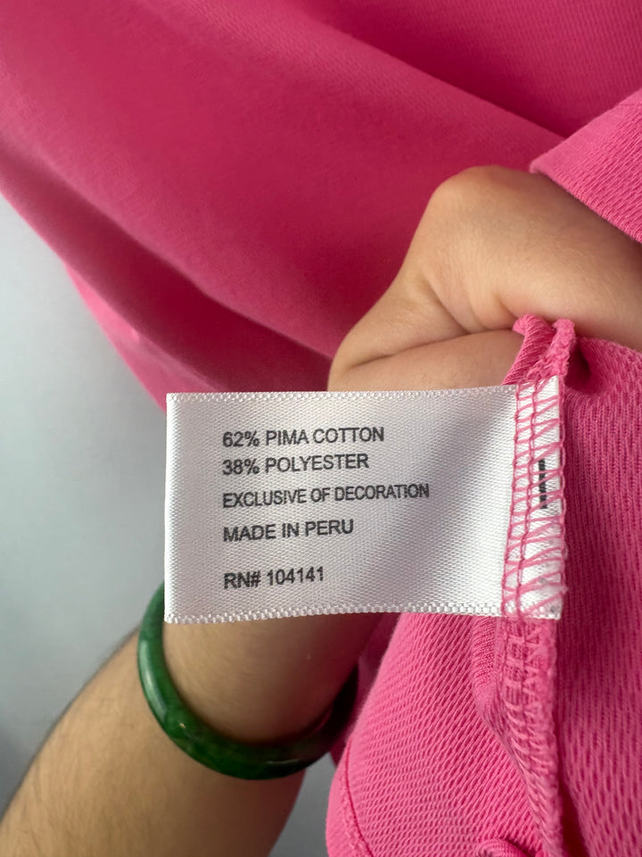 Women’s Lady Hagen Small Pink Breast Cancer Awareness Polo
