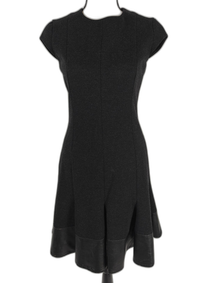 Womens Akris Punto Fit Flare Dress Black Size 4