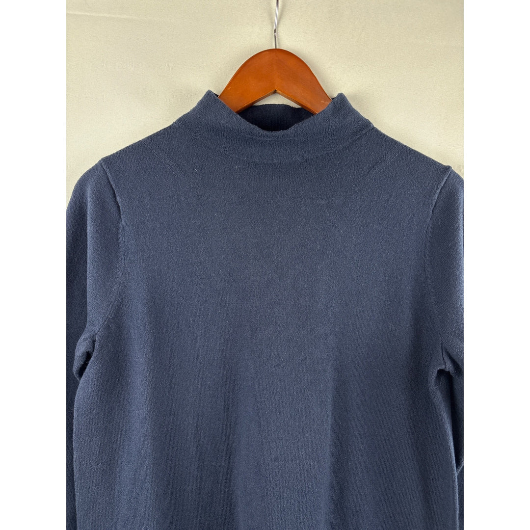 Iman Navy Turtleneck Sweater Small
