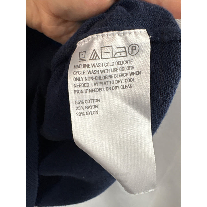 Iman Navy Turtleneck Sweater Small