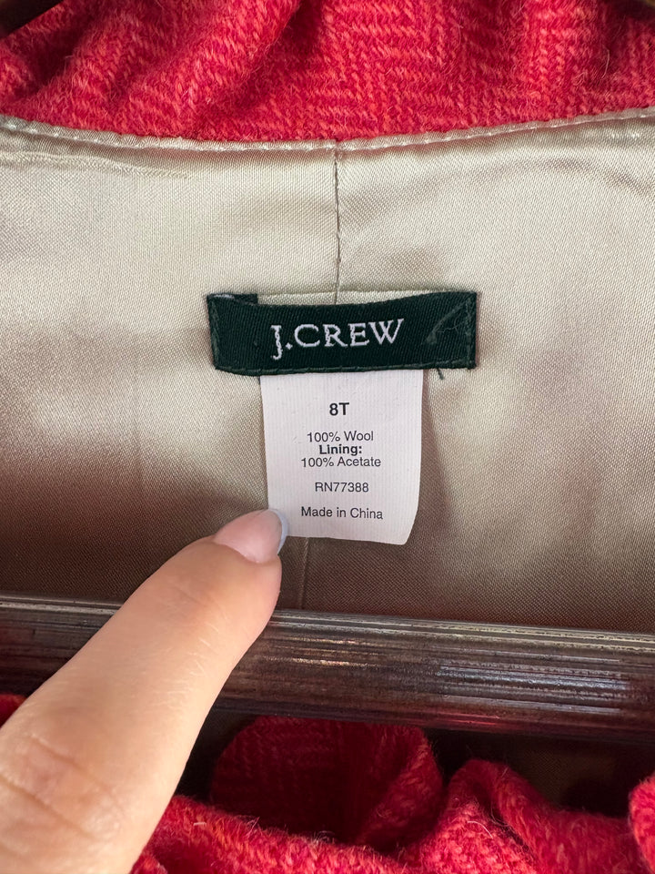 Women’s J.Crew Size Tall 8 Reddish Coral Blazer