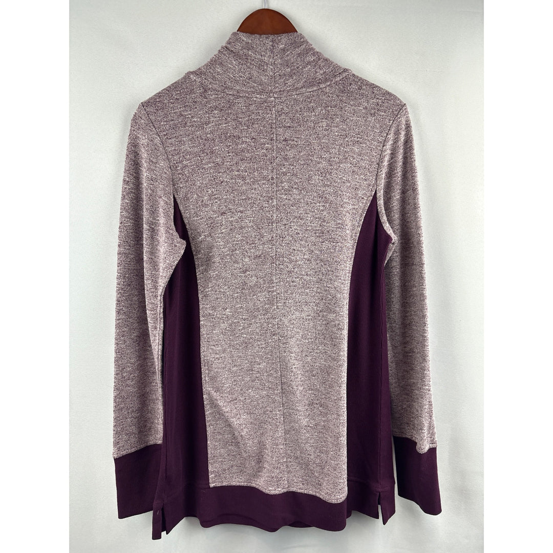 H By Halston Womens Long Sleeve Color Block Sweater Size M Polyester/Viscose