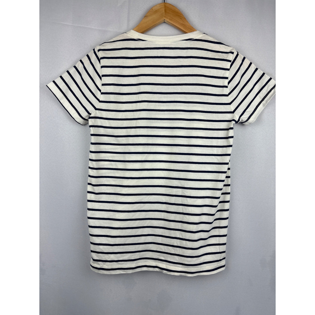 J.Crew Collector Tee XS Striped Lobster Sequin Embellished T-Shirt