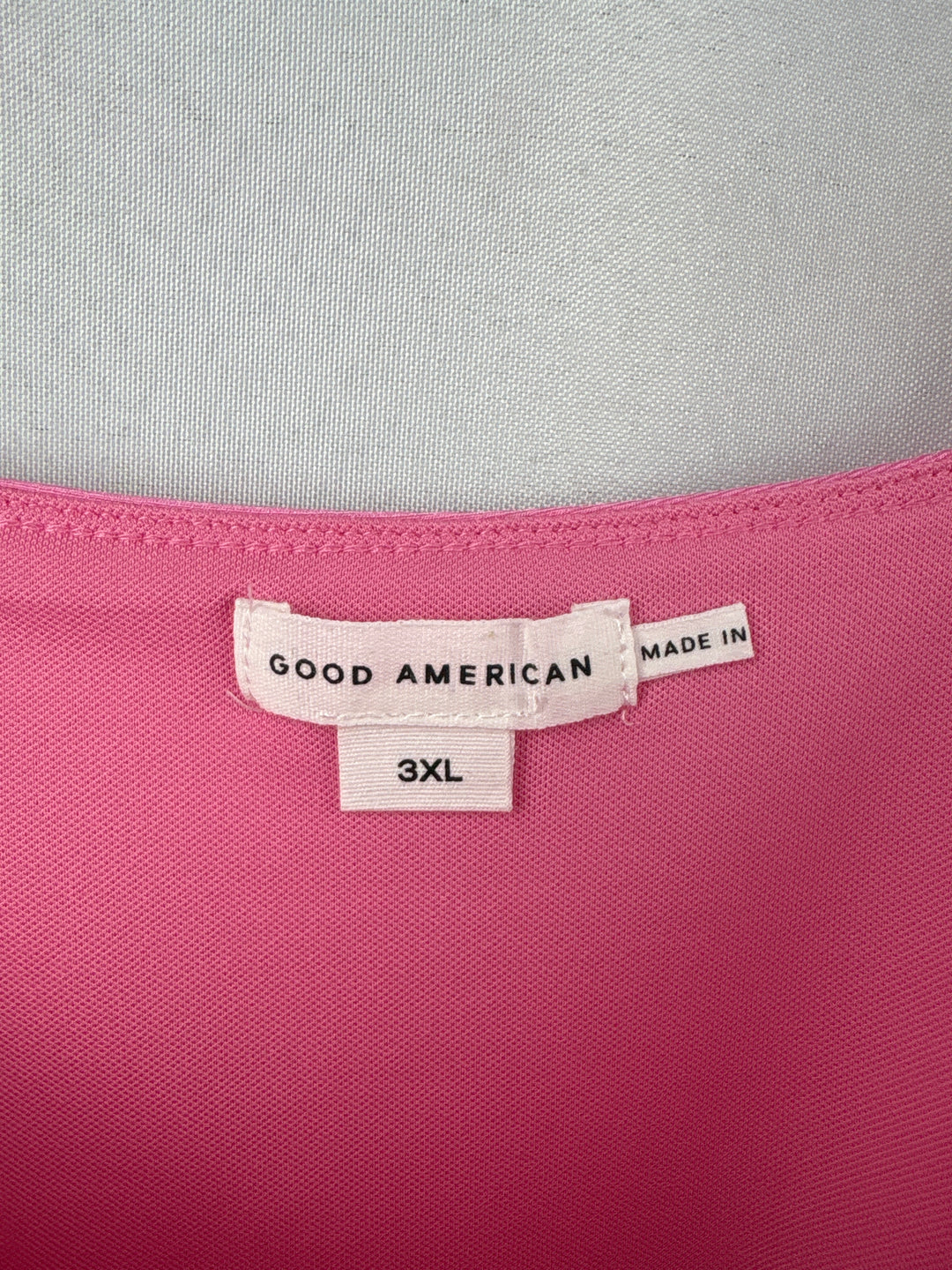 Women’s Good American Size 3X Bubblegum Pink Bodysuit