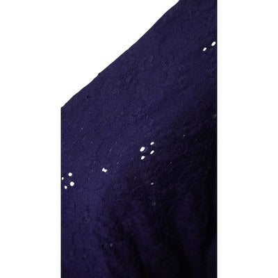Women's Adolfo studio Blue Pattern Cardigan - Size 2XL