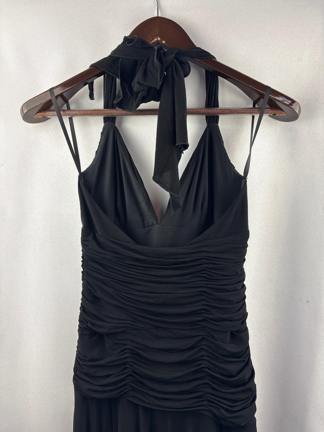 Women’s BCBG Maxazria Medium Black Halter Cocktail Dress