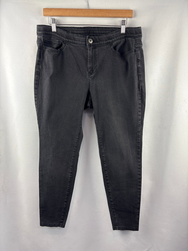 Women’s J.Jill Size 14 Black Denim Jeggings