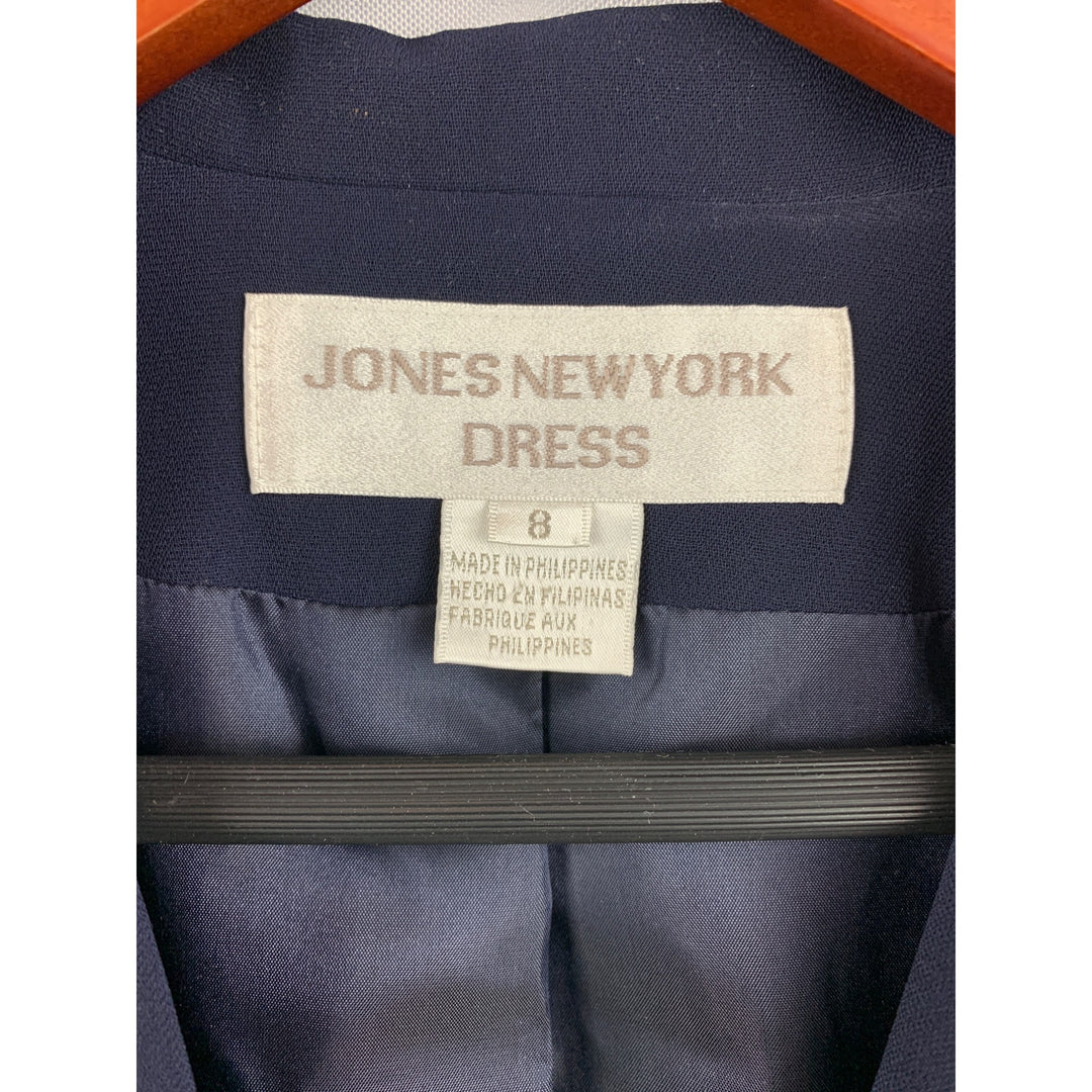 Jones New York Womens Blazer Jacket Size 8 Blue