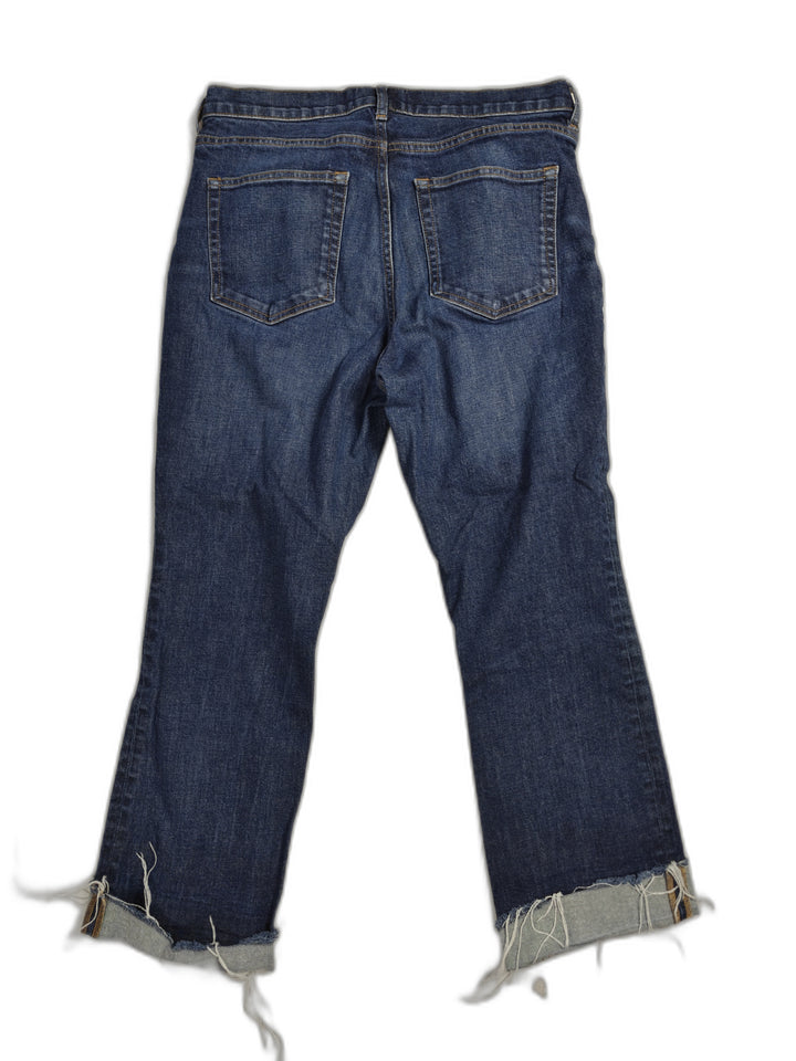 Womens Everlane Kick Crop Jeans Blue Size 29