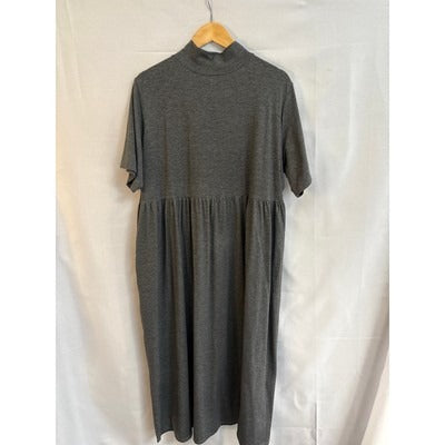 Women’s Chelsea Studio Grey Mock Neck Dress Size 1X