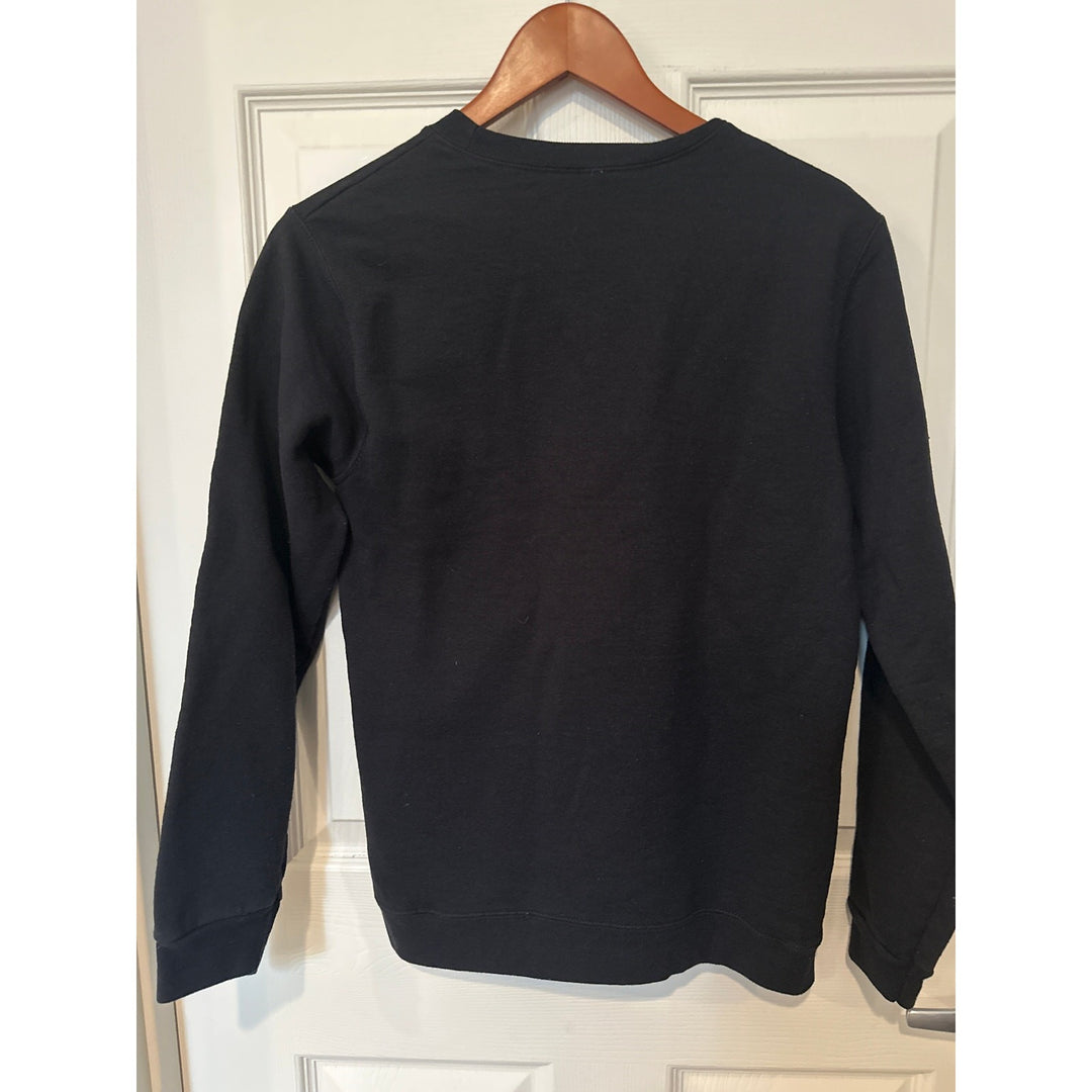 Hanes EcoSmart Youth Black Sweatshirt XL Cotton & Polyester