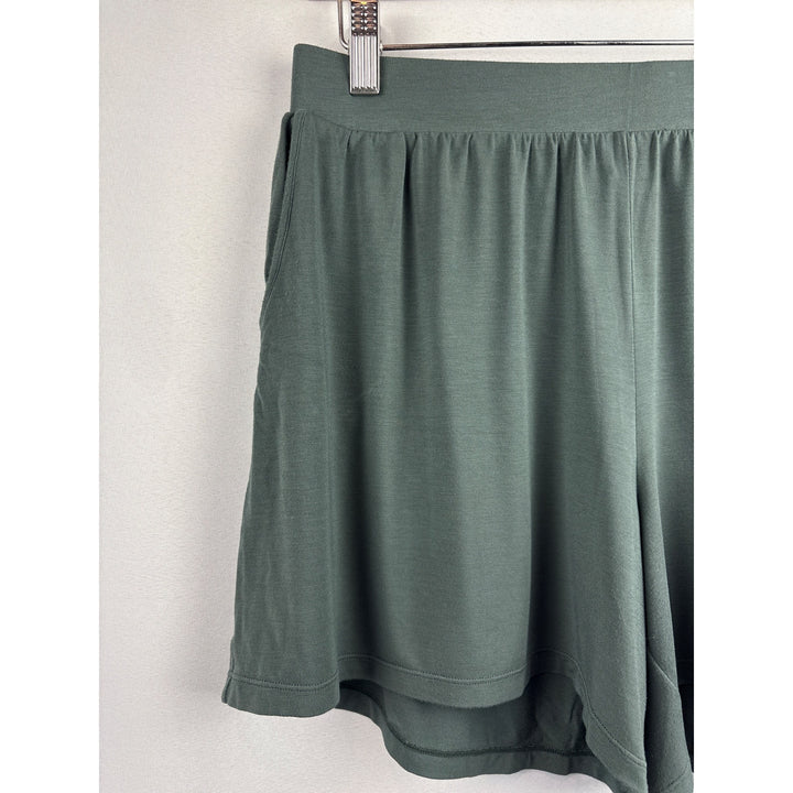 Women’s Small Eberjay Olive Green Bamboo Lounge Shorts