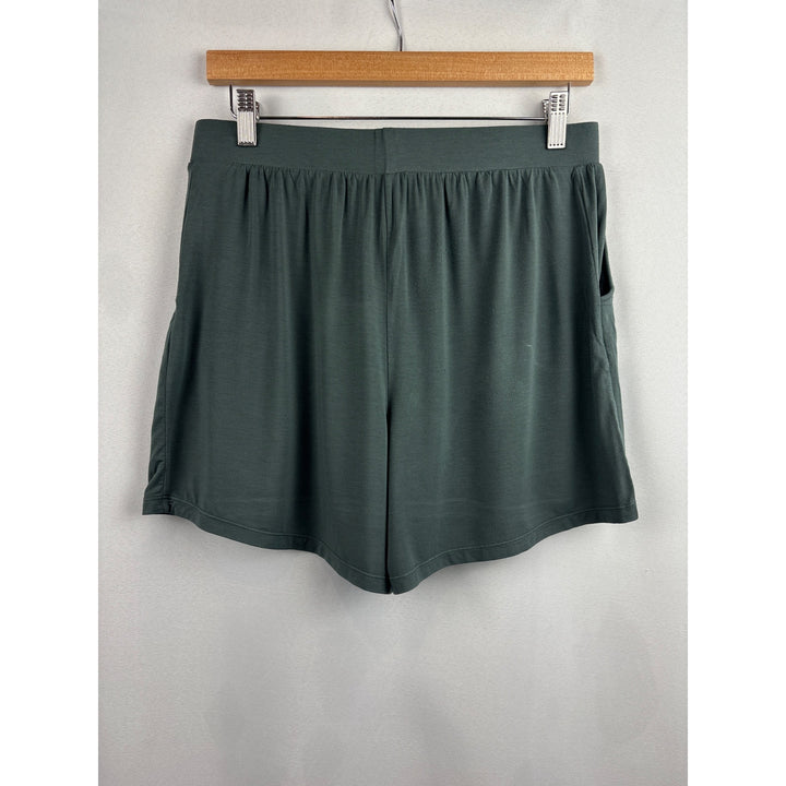 Women’s Small Eberjay Olive Green Bamboo Lounge Shorts