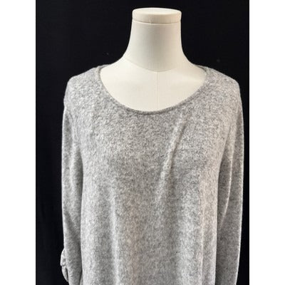 Women’s Apt.9 Grey Fuzzy Pajama Gown Sz L