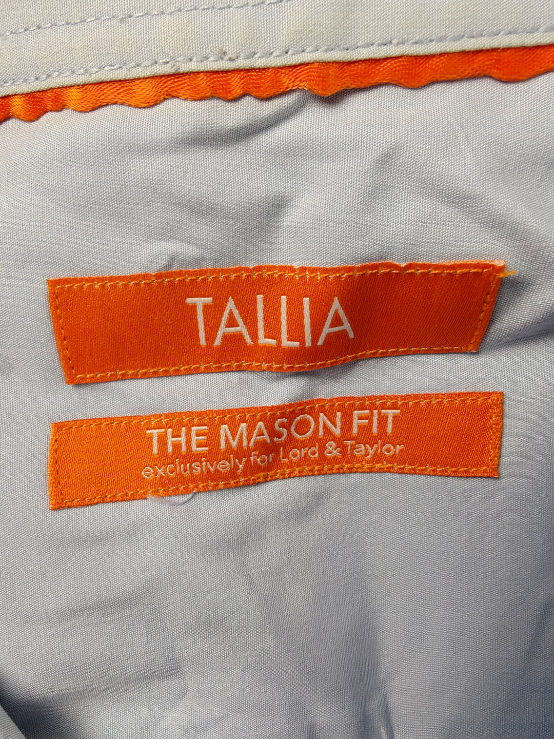 Men’s Tallia Mason Fit Dress Shirt Light Blue 17.5 34/35