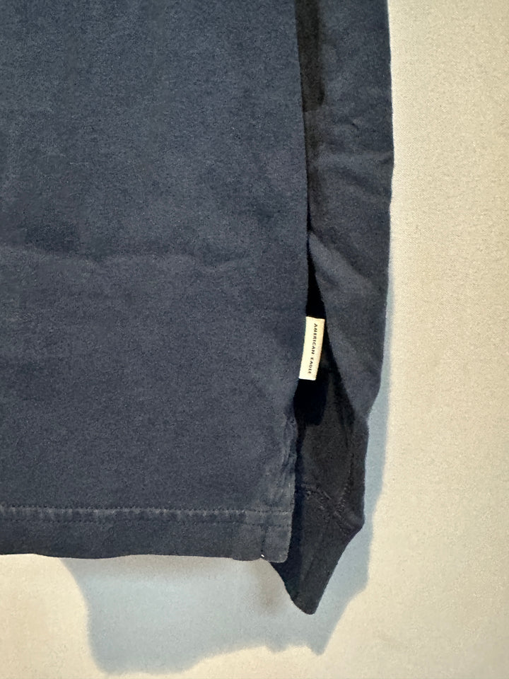 Men’s American Eagle Blue Boxy Long Sleeve Tee Size L
