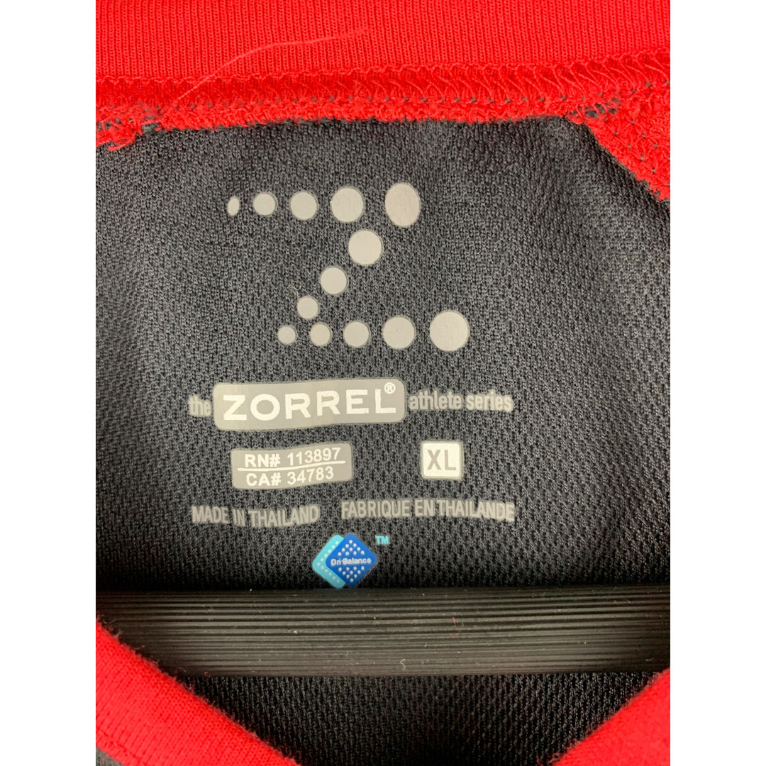 Zorrel Athlete Series Red & Black T-Shirt XL