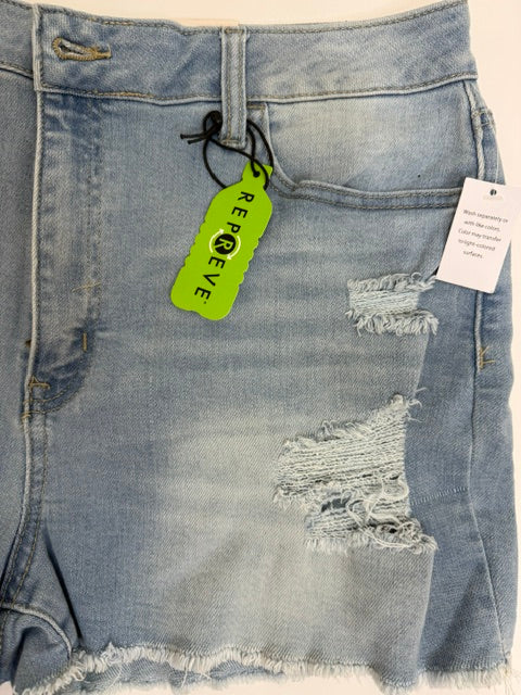 SO Curvy Shortie Jean Shorts Sz17/33W(NWT, Super High Rise)