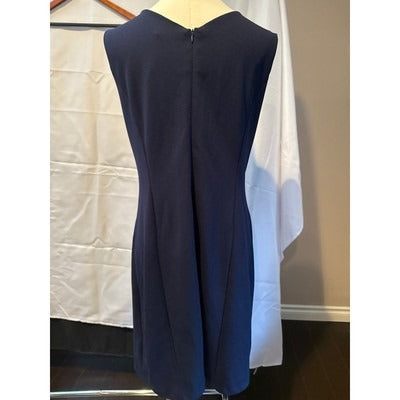Women’s ILE Navy Blue Tank Top Pencil Dress Sz 14