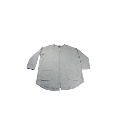 Women's Roaman's Grey Cotton/Polyester Blend Sweater - Size 3X