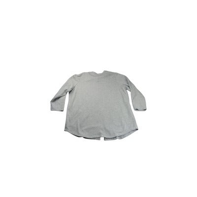 Women's Roaman's Grey Cotton/Polyester Blend Sweater - Size 3X