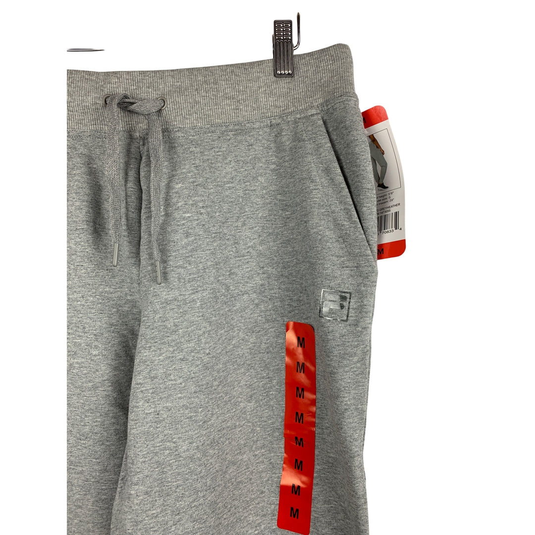 Fila Mens Gray Jogger Sweatpants Size M Cotton Blend