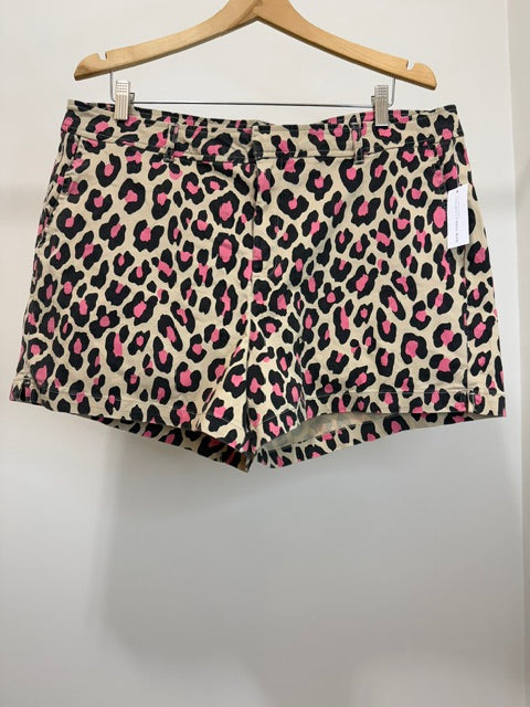 NY&amp;C Leopard Print Shorts NWT Sz16