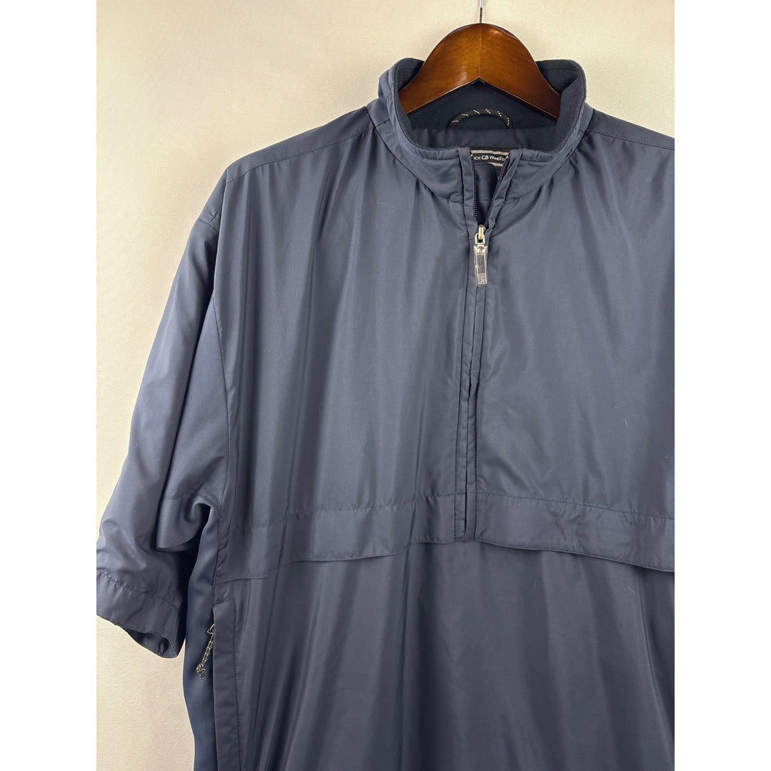 Men’s Vintage Cutter & Buck Large Navy Half-Zip Golf Jacket