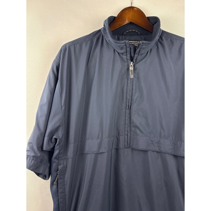 Men’s Vintage Cutter & Buck Large Navy Half-Zip Golf Jacket
