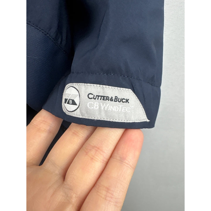 Men’s Vintage Cutter & Buck Large Navy Half-Zip Golf Jacket
