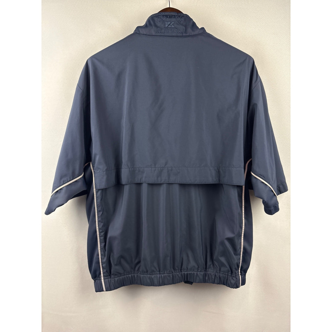 Men’s Vintage Cutter & Buck Large Navy Half-Zip Golf Jacket